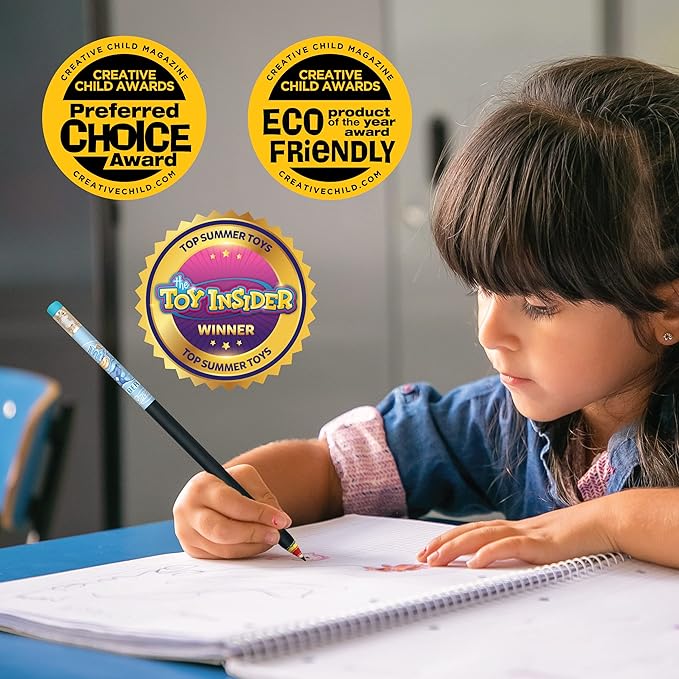 Scentco Mythical Smencils (2 Pack) - Limited Edition - Gourmet Scented Pencils (Graphite HB #2) with Black Finish and Multi-layered Paper Construction, 10 Count - Gifts for Kids, Classroom Rewards