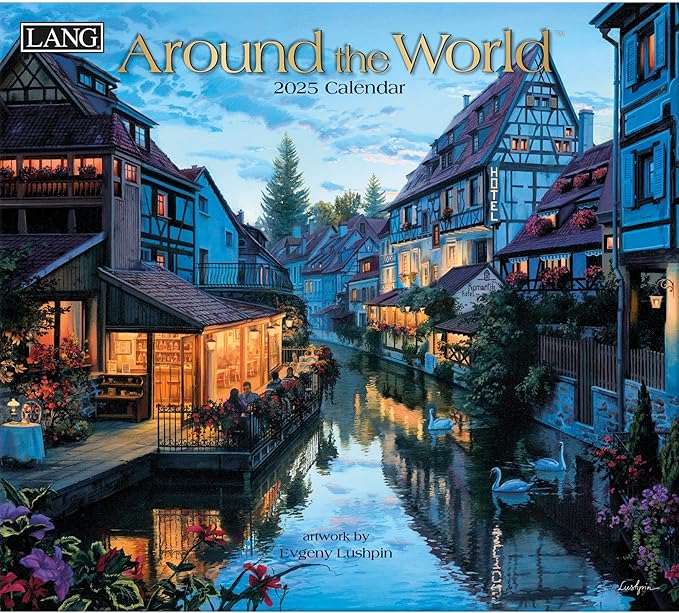 LANG Around The World 2025 Wall Calendar (25991001892)