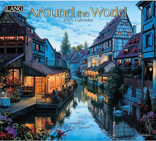 LANG Around The World 2025 Wall Calendar (25991001892)