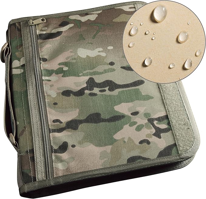 Rite In The Rain Weatherproof Complete Field Planner Kit, 8.5" x 11" Tan Sheets, Multicam Cover (No. 9255M-MX)