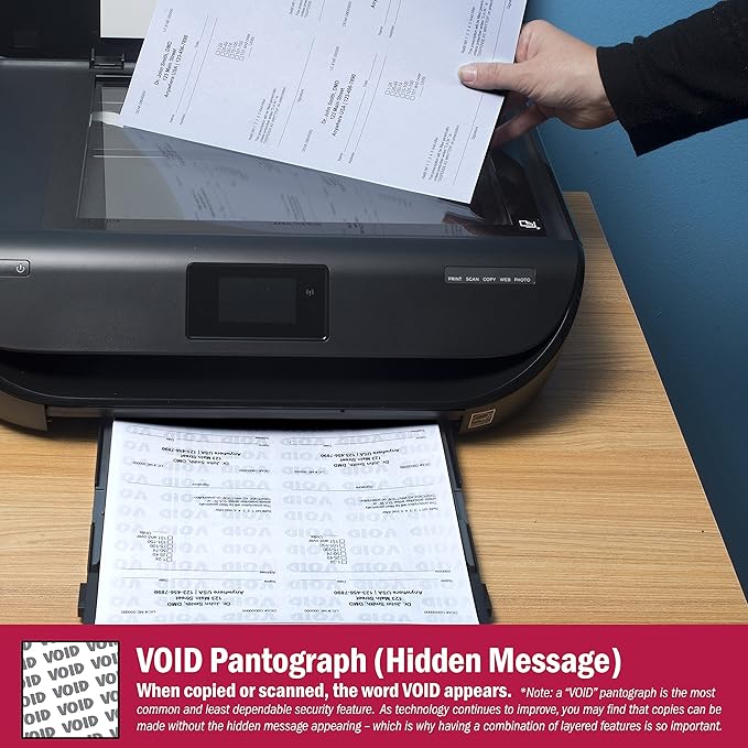 DocuGard Standard Medical Security Paper for Printing Prescriptions and Preventing Fraud, CMS Approved, 6 Security Features, Laser and Inkjet Safe, Blue, 8.5 x 11, 24 lb., 500 Sheets (04541)