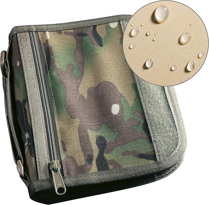 Rite In The Rain Weatherproof Complete Field Planner Kit, 4.625" x 7 " Tan Sheets, MultiCam Cover (No. 9255M)