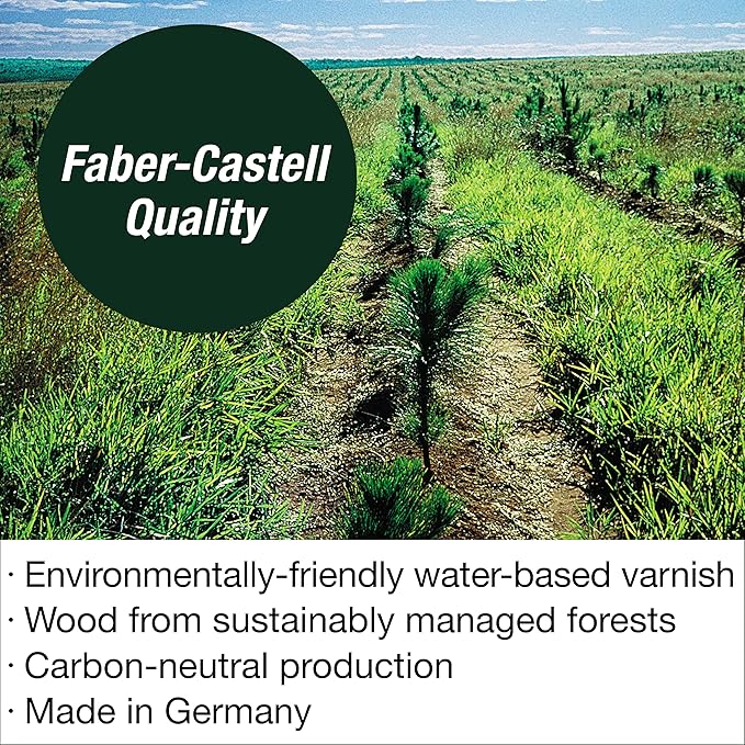 Faber-Castell 3 Count Pitt Graphite Matte Tin - HB, 2B, 4B - Matte Black Graphite Pencils