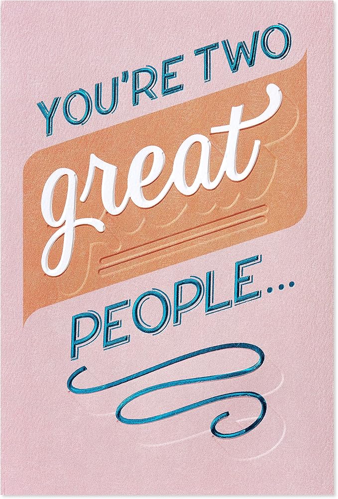 American Greetings Anniversary Card for Couple (Great People)
